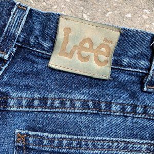 Vintage Lee Dark Wash Denim Shorts